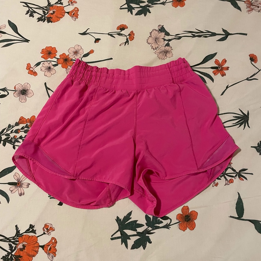women lululemon 4 inch shorts